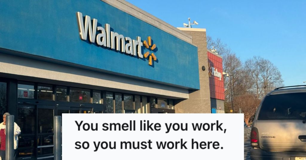 A huge Walmart sign