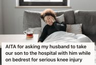 Wife Politely Asked Her Husband To Take Their Toddler With Him While She Was On Bed Rest, But He Got Mad At Her And Called Her Lazy Instead