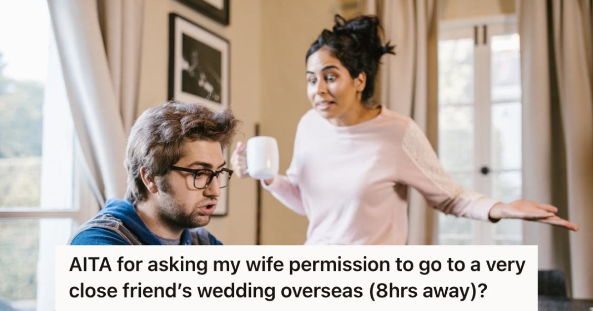 Man and woman arguing