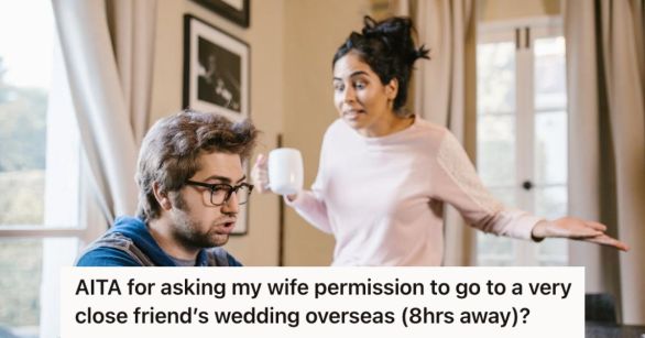 Man and woman arguing