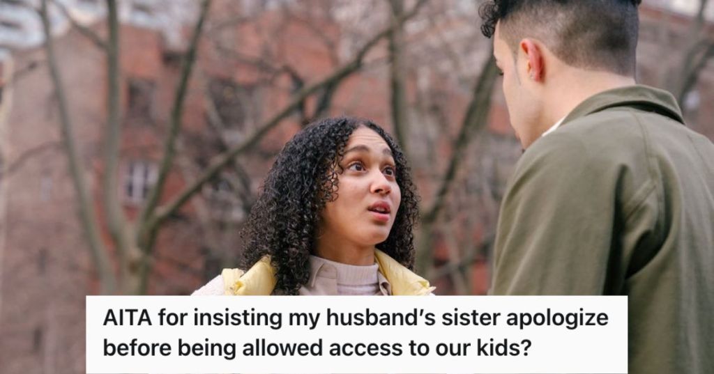 Man and woman arguing outdoors