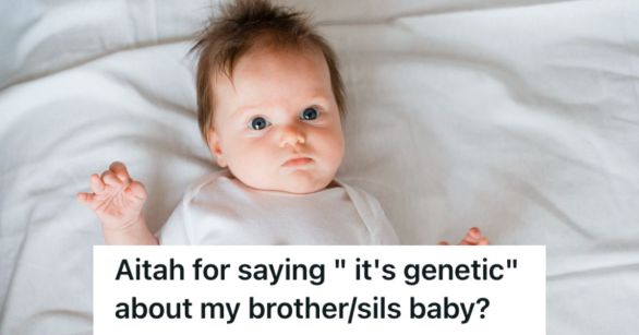 Cute baby lying down in bed