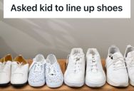 Mother Asked Her Grade-School Son To Line Up The Pairs Of Shoes By The Door, And He Took The Instructions A Little Too Literally