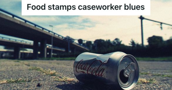 An empty soda can on the ground