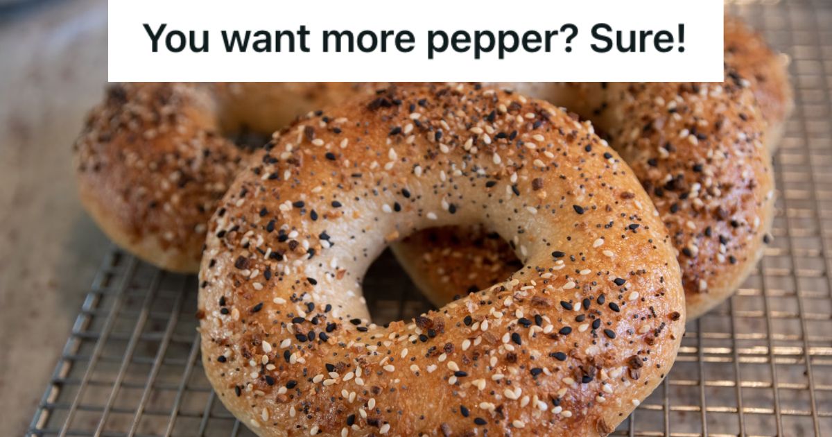 Bagels on a cooling rack