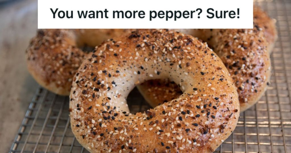 Bagels on a cooling rack