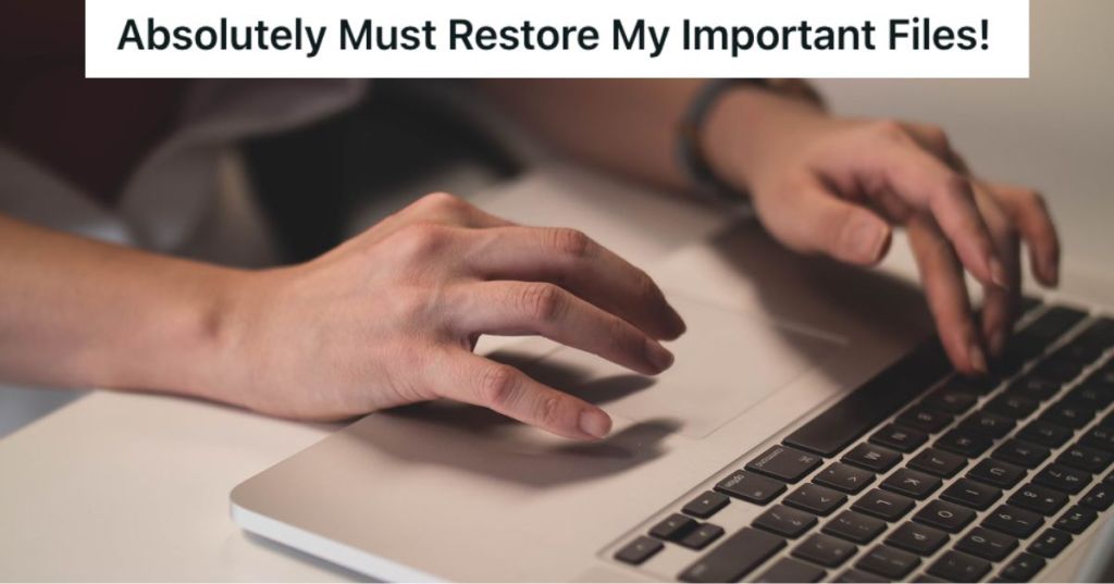 Person working on their laptop