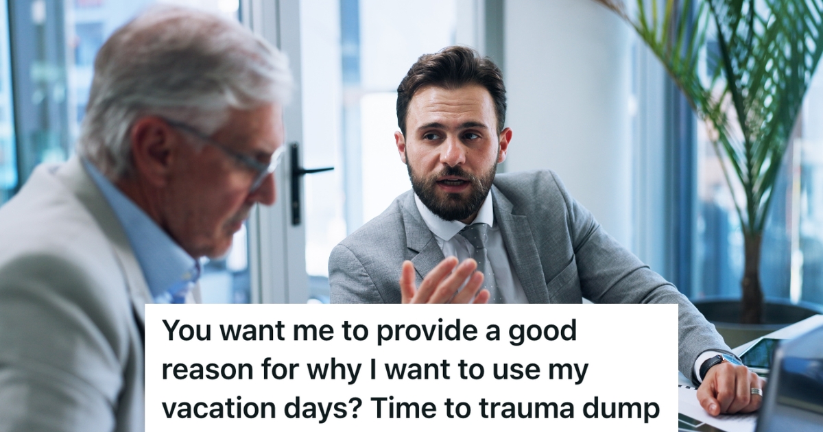 employee talking to his boss