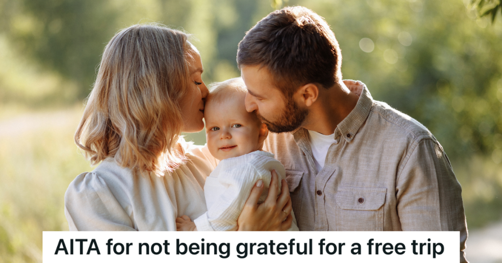 mom and dad kissing baby boy's head