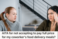 Woman Orders Too Many Meals Through A Food Delivery Service, So A Coworker Offers To Buy Them From At A Lower Price