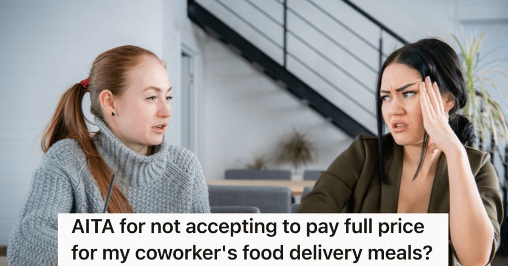 two female coworkers talking