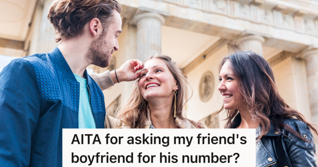 two women and one man talking