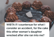 Little Girl Won’t Listen To Her Mother, Bumps Into Someone Carrying A Chocolate Cake And Gets It All Over Her Dress. But Now A $3,000 Lawsuit Is Being Filed Against The Wrong Person.