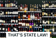 Customer Is Upset That A Bottle Of Scotch Is Ringing Up For Much More Than The Price On The Sticker, But The Employee Refuses To Give More Than A 15% Discount