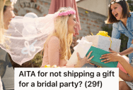 Woman Is Honored To Be Asked To Officiate Her Friend’s Wedding, But She Didn’t Send A Gift For The Bridal Party Since She Didn’t Attend
