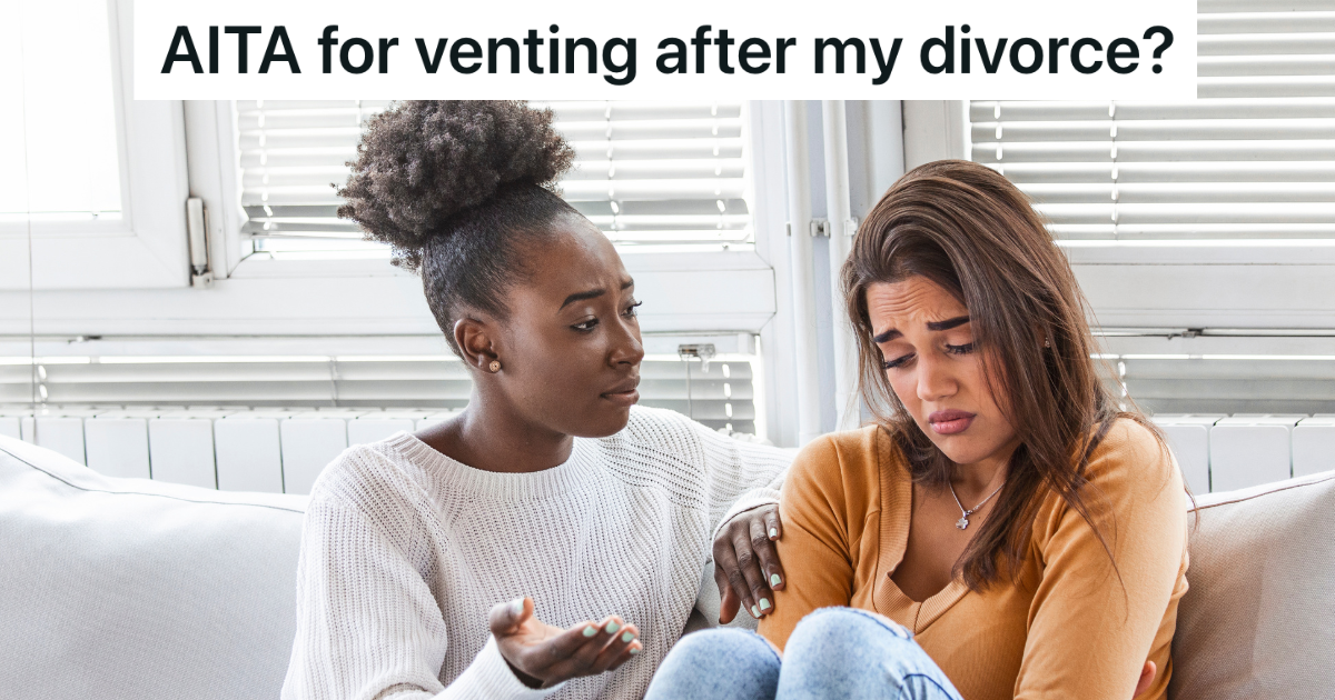 sad woman talking to another woman