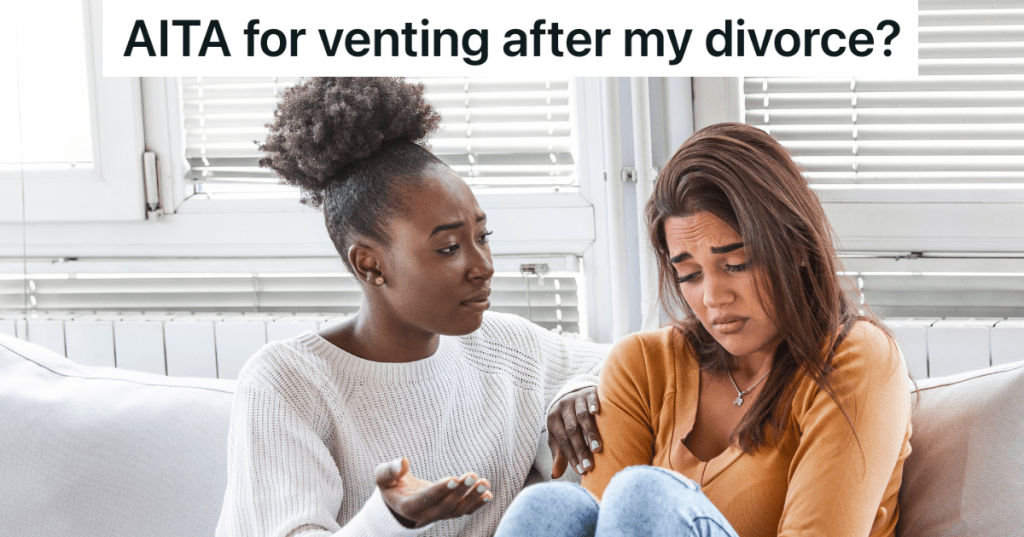 sad woman talking to another woman