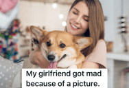 Boyfriend Takes A Picture Of A Customer At His Family’s Business Hugging His Dog, But His Girlfriend Is Furious When She Sees The Picture