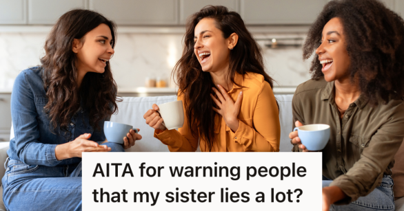 three women laughing and talking