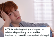 Teenage Boy Moved In With His Grandparents When His Mom Remarried, But His Mom Really Wants Him To Think Of His Stepdad As His New Dad