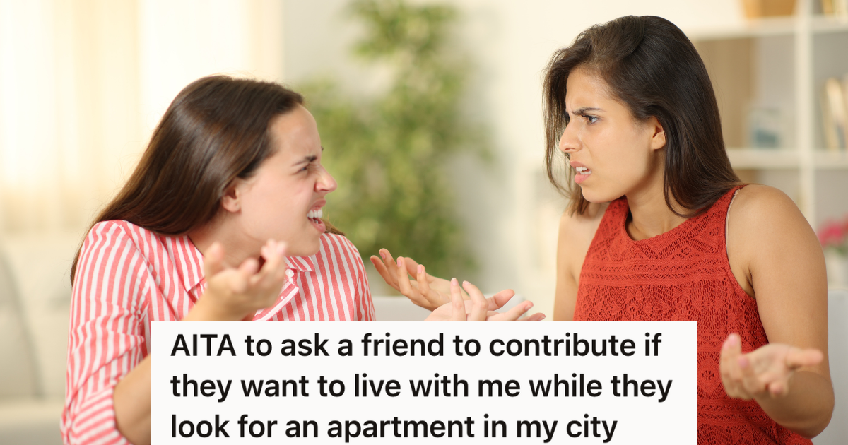 two women talking and arguing