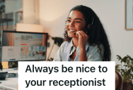 Woman Keeps Calling And Hanging Up On Receptionist, So When The Same Woman Is Interviewing For A Job, The Receptionist Makes Sure The Boss Knows All About Her