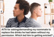Roommate Steals Other Roommate’s Drinks And Scissors, So The Landlord Gives Him An Eviction Notice
