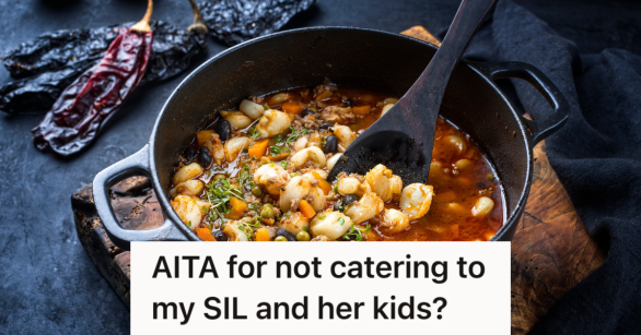 Traditional slow cooked Mexican pozole rojo soup