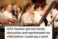 Band Student Forgot To Put Her Cell Phone Where It Belonged, So The Teacher Reprimanded Her In Front Of Everyone