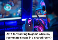 Night Owl Likes To Stay Up Gaming Until Midnight, But Their Roommate Wants Them To Go To Sleep Hours Earlier