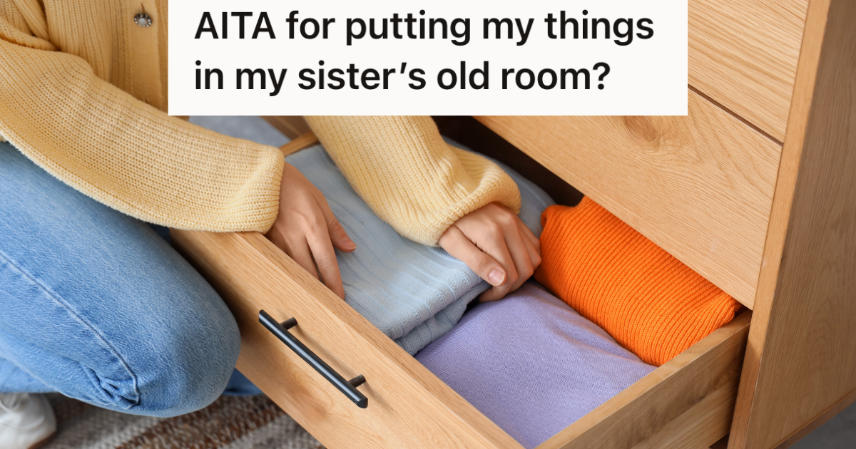 woman putting clothes in dresser