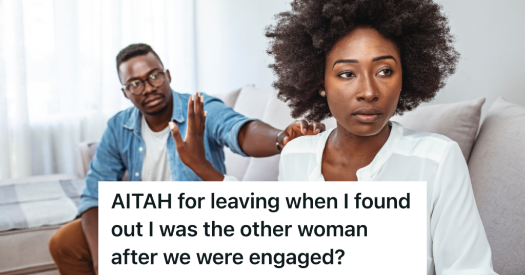 man and woman arguing