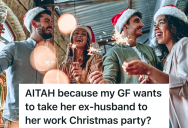 His Girlfriend Plans To Take Her Ex-Husband To Her Office Christmas Party, And This Really Bothers Him