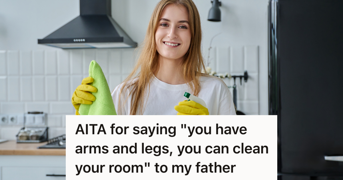 woman in yellow gloves holding cleaning spray and cloth