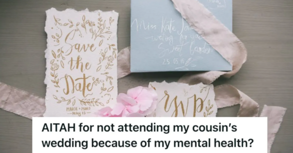 Wedding invitation and RSVP card