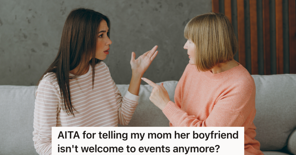 woman arguing with her mom