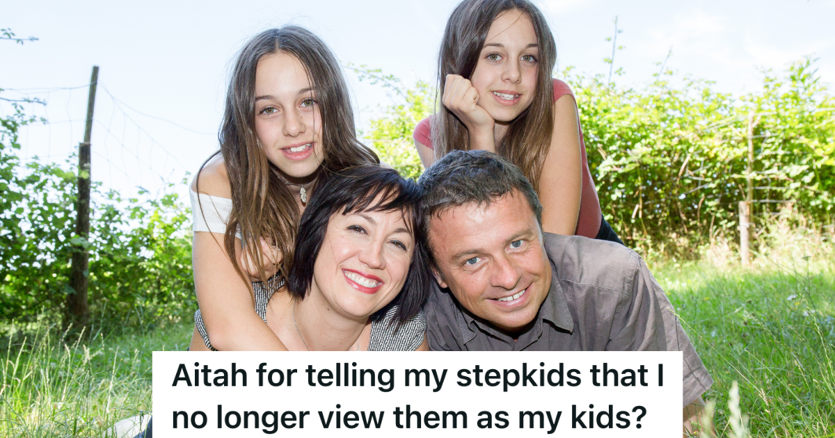 family picture with mom, dad and two teenage girls