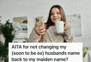 Husband Divorces His Disabled Wife Right Before Christmas, But She’s Wondering If She’s A Jerk For Not Changing Her Last Name On Facebook
