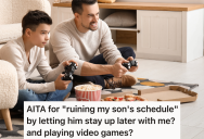 Dad Lets Son Stay Up Late Playing Video Games As A Reward For Doing Well On His Tests, But His Ex-Wife Is Furious When She Finds Out