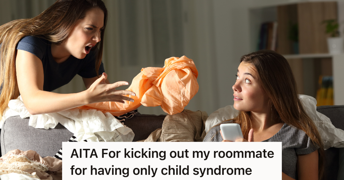 woman yelling at her messy roommate