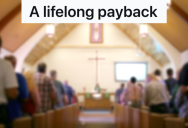 Teenage Boy Is Mad That He Has To Go To Sunday School Instead Of Staying In Church With The Grownups, So He Signs His Dad Up To Be An Usher