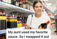Woman Notices That Half Of Her Favorite Sauce Is Missing, So When She Finds Out Who’s Responsible, She Switches The Sauce With Soy Sauce