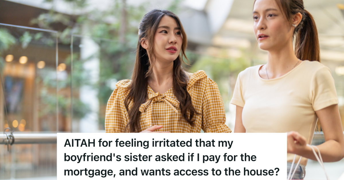 Woman Lives With Her Boyfriend In His House, So When His Sister Asked Her Who Pays The Mortgage, She Felt Really Uncomfortable two women talking while shopping at the mall