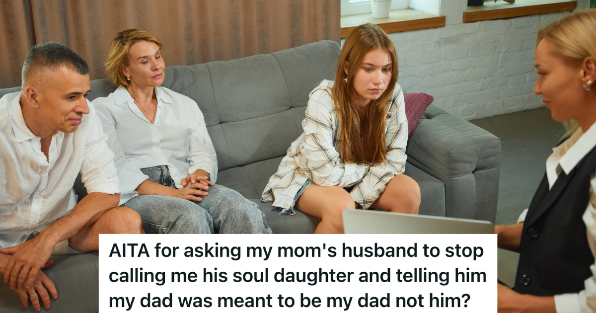 teenage girl and parents talking to therapist