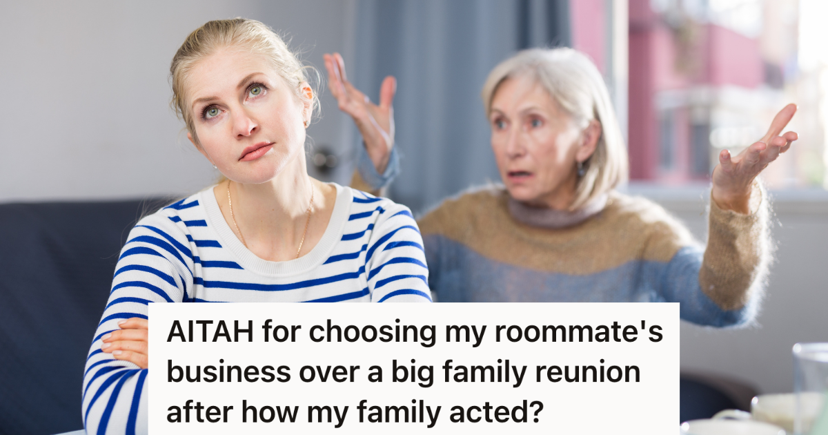 woman ignoring her upset mother