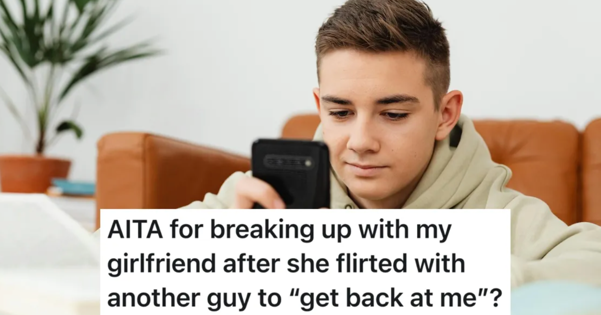 boy texting on his phone