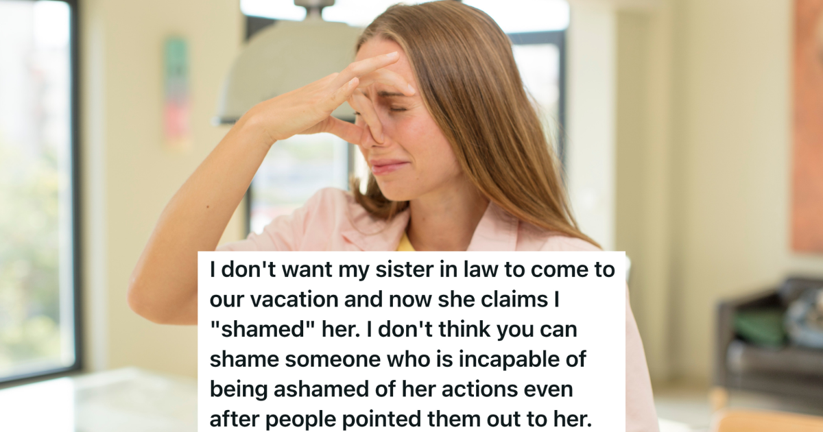 woman holding her nose feeling disgusted