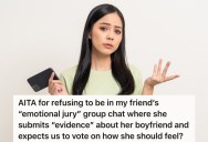 Woman’s Friend Starts A Group Chat To Ask Questions About Her Boyfriend, But She Finds The Group Chat Stressful And Decides To Leave