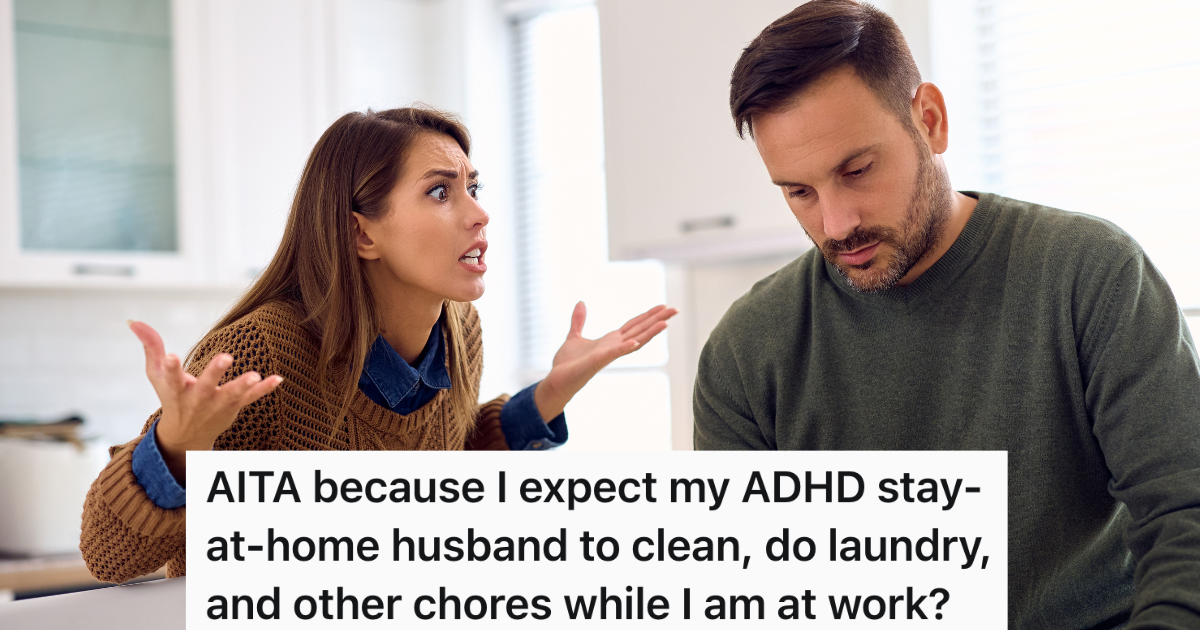 wife yelling at husband