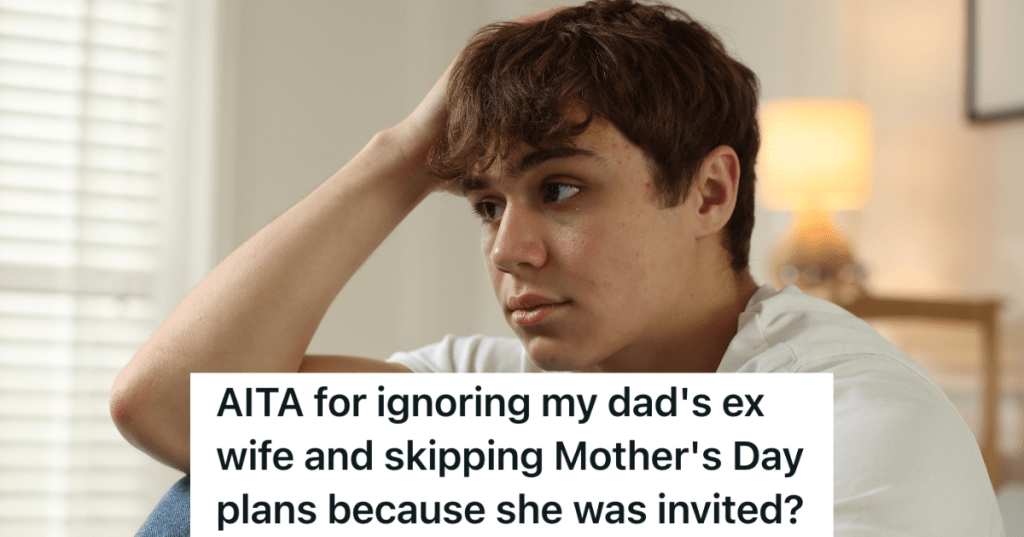 upset teenage boy
